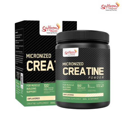 Creatine Monohydrate Powder – 300g | Fitness & Workout Support | Saffron Heaven